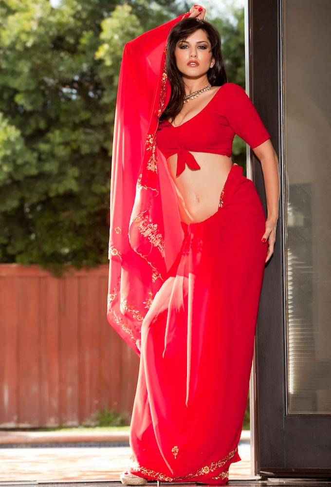 Sunny Leone Full Dress Change Video - Indian Babe Sunny Leone Wearing Red Dress - Image Gallery #196649