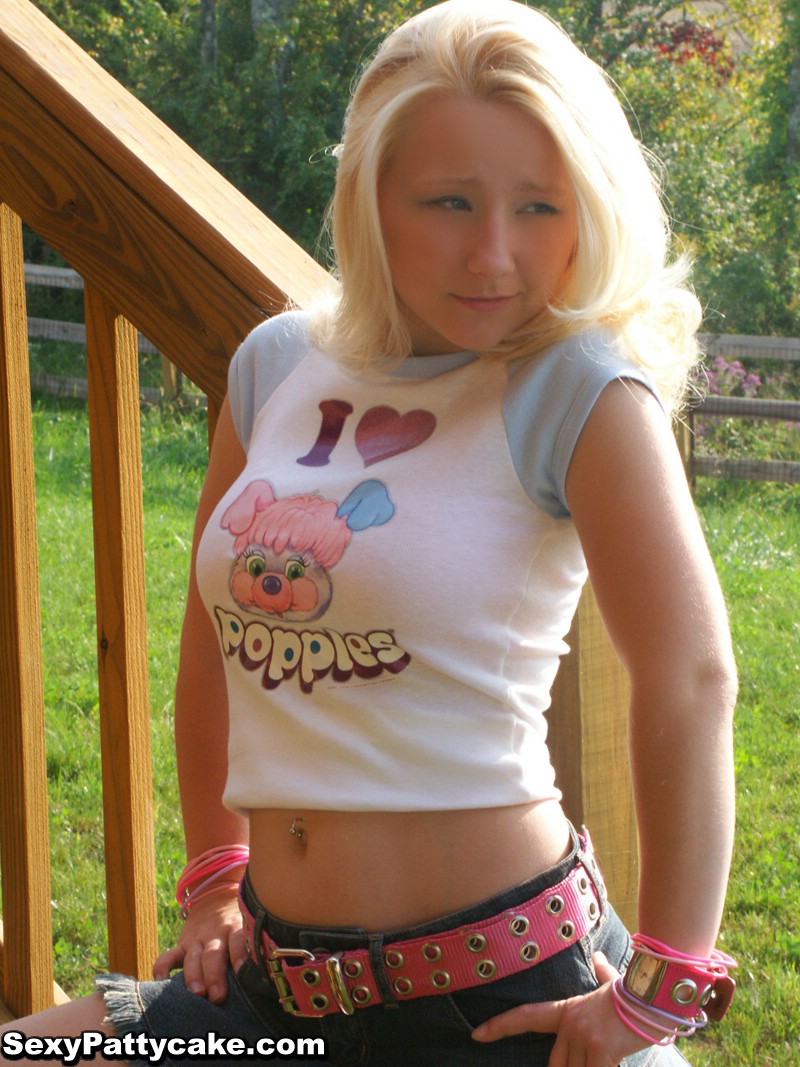 Teen Nonnude Platinum Blonde Babe Patty Cake Wearing Pink Lingerie - Image  Gallery #193189